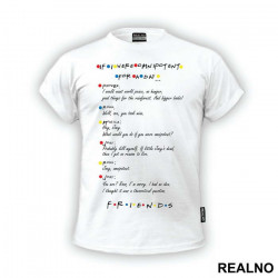 If I Were Omnipotent For A Day - Friends - Prijatelji - Majica