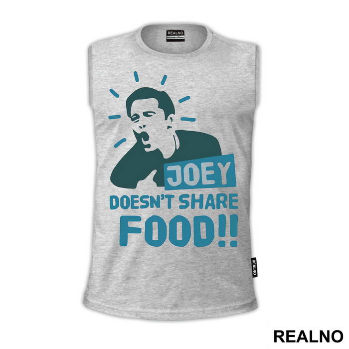 Outline - Joey Doesn't Share Food - Friends - Prijatelji - Majica