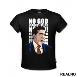 Portrait - No God Please No - The Office - Majica