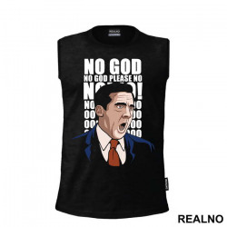 Portrait - No God Please No - The Office - Majica