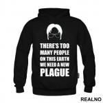 Head Outline - There's Too Many People On This Earth. We Need A New Plague - The Office - Duks