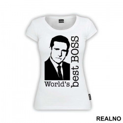 OUTLET - Bela ženska majica veličine S - The Office OUTLET - Bela ženska majica veličine S - The Office