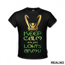 Keep Calm And Join Army - Loki - Avengers - Majica Keep Calm And Join Army - Loki - Avengers - Majica