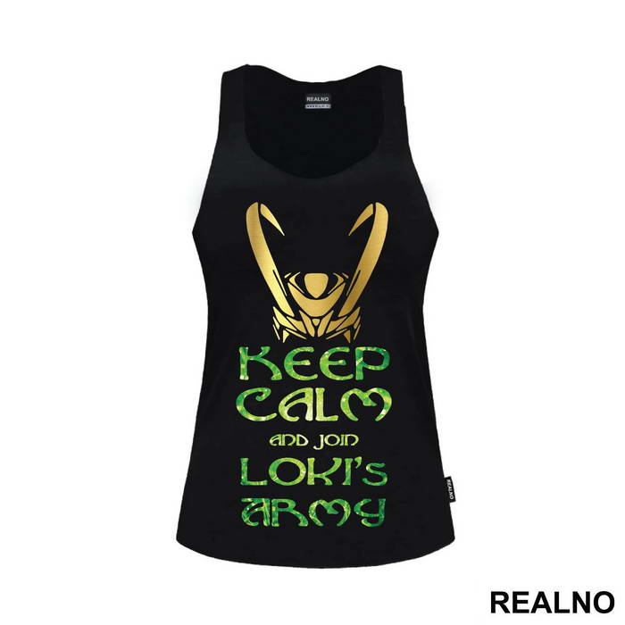 Keep Calm And Join Army - Loki - Avengers - Majica