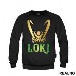 Golden Helmet And Logo - Loki - Avengers - Duks Golden Helmet And Logo - Loki - Avengers - Duks