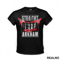 Straight Outta Arkham - Smile - Joker - Majica Straight Outta Arkham - Smile - Joker - Majica