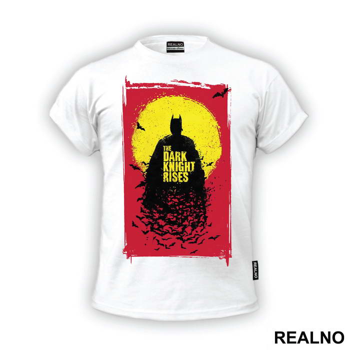 Red And Yellow - The Dark Knight Rises - Batman - Majica