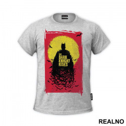 Red And Yellow - The Dark Knight Rises - Batman - Majica