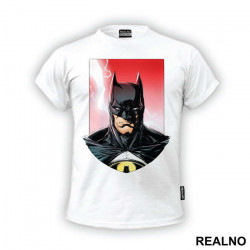 Lightning Strike - Face Portrait - Batman - Majica