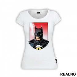 Lightning Strike - Face Portrait - Batman - Majica