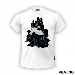 City At Night - Batman - Majica