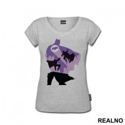 OUTLET - Siva ženska majica veličine XL - Batman