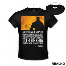 A Hero Can Be Anyone - Batman - Majica