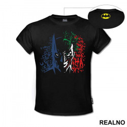 The Good And Evil - Joker - Batman - Majica The Good And Evil - Joker - Batman - Majica