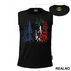 The Good And Evil - Joker - Batman - Majica The Good And Evil - Joker - Batman - Majica