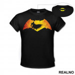Orange And Yellow Logo - Batman - Majica