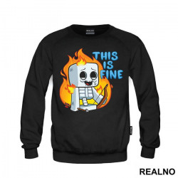 This Is Fine - Minecraft - Duks