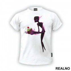 Enderman Drawing - Minecraft - Majica