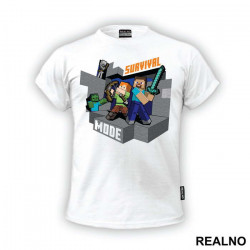 Survival Mode - Minecraft - Majica