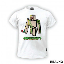 Iron Golem - Minecraft - Majica