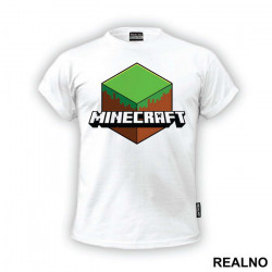 Grass Block Logo - Minecraft - Majica