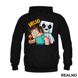 Ghast And Steve - Hello - Minecraft - Duks