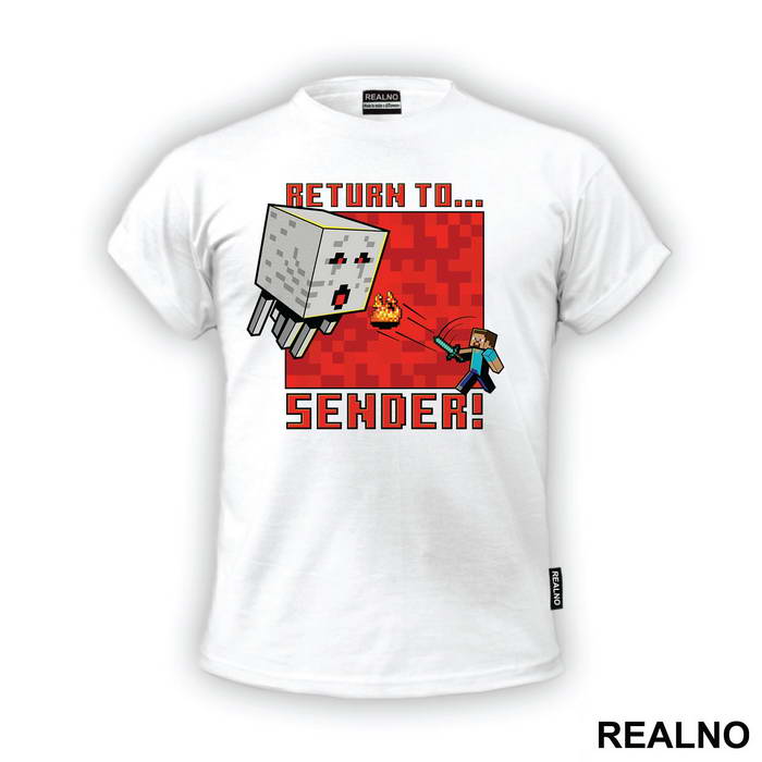 Return To Sender - Minecraft - Majica