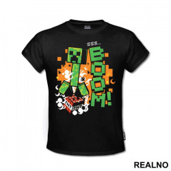 Creeper - Orange - Minecraft - Majica