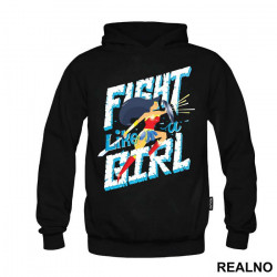 Fight Like A Girl - Jumping - Wonder Woman - Duks