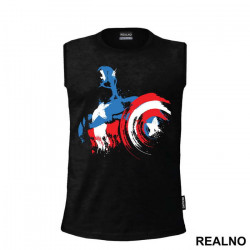 Color Splash - Captain America - Avengers - Majica