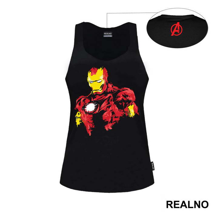 Color Splash - Iron Man - Avengers - Majica