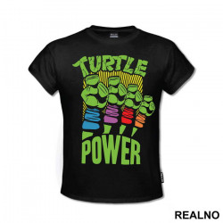 Turtle Power - Hands In The Air - Nindža Kornjače - Majica