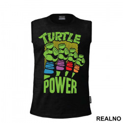 Turtle Power - Hands In The Air - Nindža Kornjače - Majica