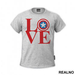 Love - Captain America - Avengers - Majica Love - Captain America - Avengers - Majica