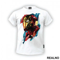 Polygonal Face Portrait - Iron Man - Avengers - Majica Polygonal Face Portrait - Iron Man - Avengers - Majica