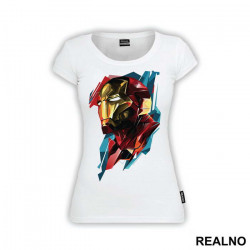 Polygonal Face Portrait - Iron Man - Avengers - Majica Polygonal Face Portrait - Iron Man - Avengers - Majica