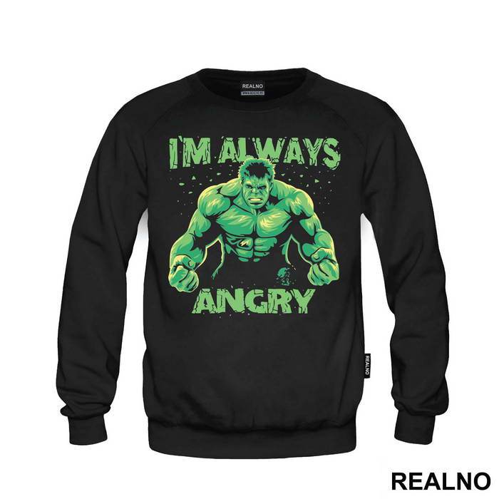 I'm Always Angry - Portrait - Hulk - Avengers - Duks