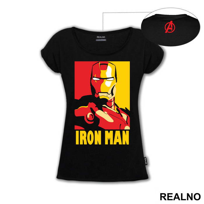 Red And Yellow - Iron Man - Avengers - Majica