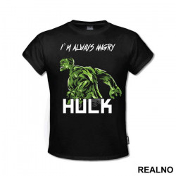 Half Portrait - I'm Always Angry - Hulk - Avengers - Majica