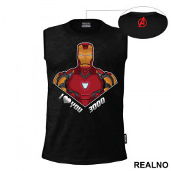 I Love You 3000 - Portrait - Iron Man - Avengers - Majica I Love You 3000 - Portrait - Iron Man - Avengers - Majica