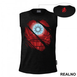 Ripped Shirt - Chest Logo - Iron Man - Avengers - Majica Ripped Shirt - Chest Logo - Iron Man - Avengers - Majica