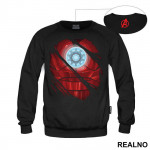 Ripped Shirt - Chest Logo - Iron Man - Avengers - Duks
