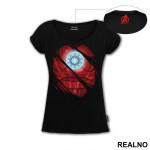 Ripped Shirt - Chest Logo - Iron Man - Avengers - Majica
