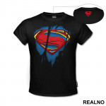 Ripped Shirt - Chest Logo - Superman - Majica