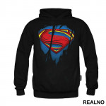 Ripped Shirt - Chest Logo - Superman - Duks
