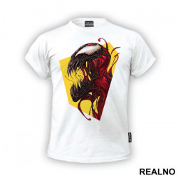 Yellow Background - Carnage - Venom - Majica