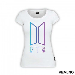 Colorful Logo Outline - BTS - Bangtan Boys - Muzika - Majica Colorful Logo Outline - BTS - Bangtan Boys - Muzika - Majica