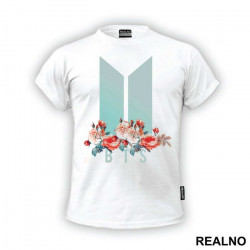 Flowers Logo - BTS - Bangtan Boys - Muzika - Majica Flowers Logo - BTS - Bangtan Boys - Muzika - Majica