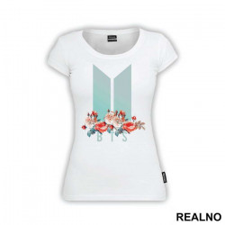 Flowers Logo - BTS - Bangtan Boys - Muzika - Majica Flowers Logo - BTS - Bangtan Boys - Muzika - Majica