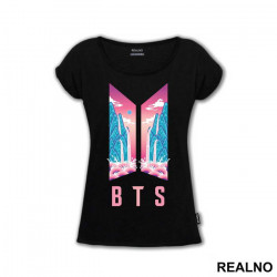 Pink Waterfall - BTS - Bangtan Boys - Muzika - Majica Pink Waterfall - BTS - Bangtan Boys - Muzika - Majica